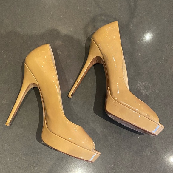 Jimmy Choo Patent Leather Platform Heels - Picture 9 of 13